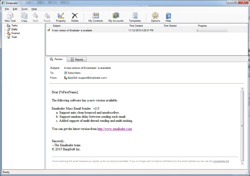 Emailsaler Bulk Email Sender 2.5 full